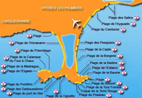 Bergerie Plage Renove Clim Balneo Plage Piscine Jardin Mediterraneen Hyères Екстериор снимка